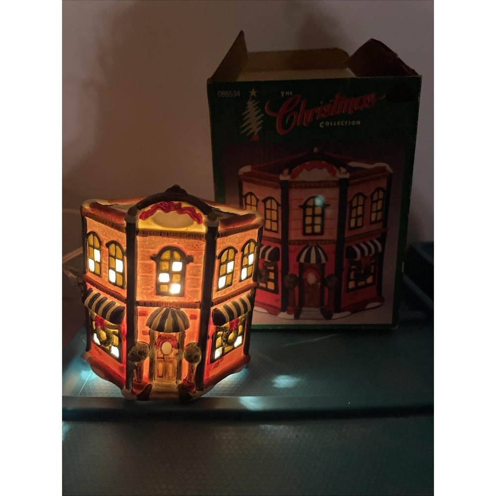 The Hotel The Christmas House Collection # 088534 Porcelain House Can Be Lit